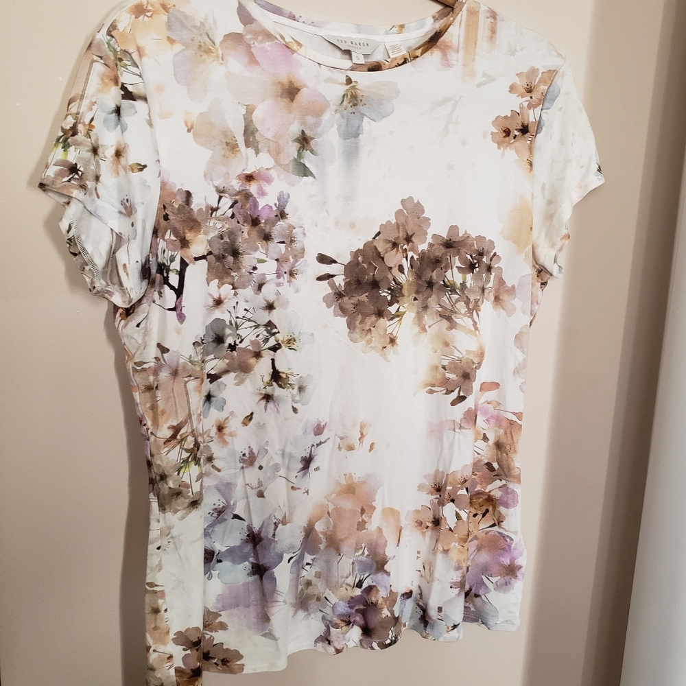 Ted Baker floral tshirt size 5